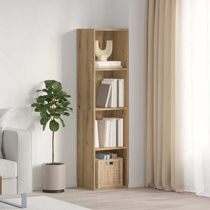 Book Cabinet/TV Cabinet Artisan Oak 36x30x143cm Engineered Wood