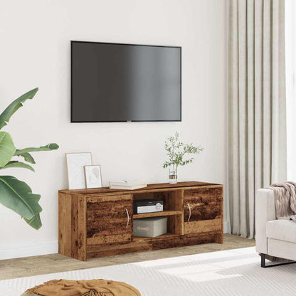 TV Cabinet Old Wood 102x30x37,5 cm Engineered Wood