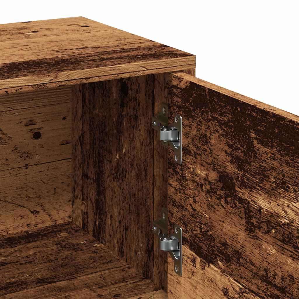 TV Cabinet Old Wood 102x30x37,5 cm Engineered Wood
