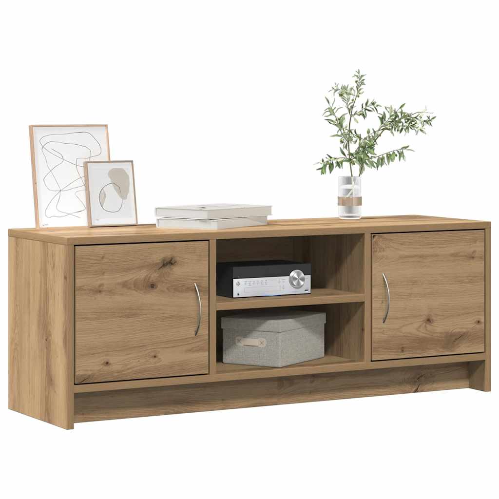 TV Cabinet Artisan Oak 102x30x37.5 cm Engineered Wood