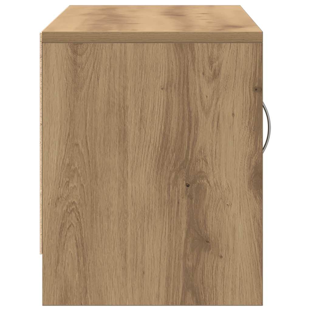 TV Cabinet Artisan Oak 102x30x37.5 cm Engineered Wood