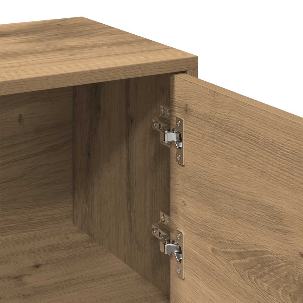 TV Cabinet Artisan Oak 102x30x37.5 cm Engineered Wood