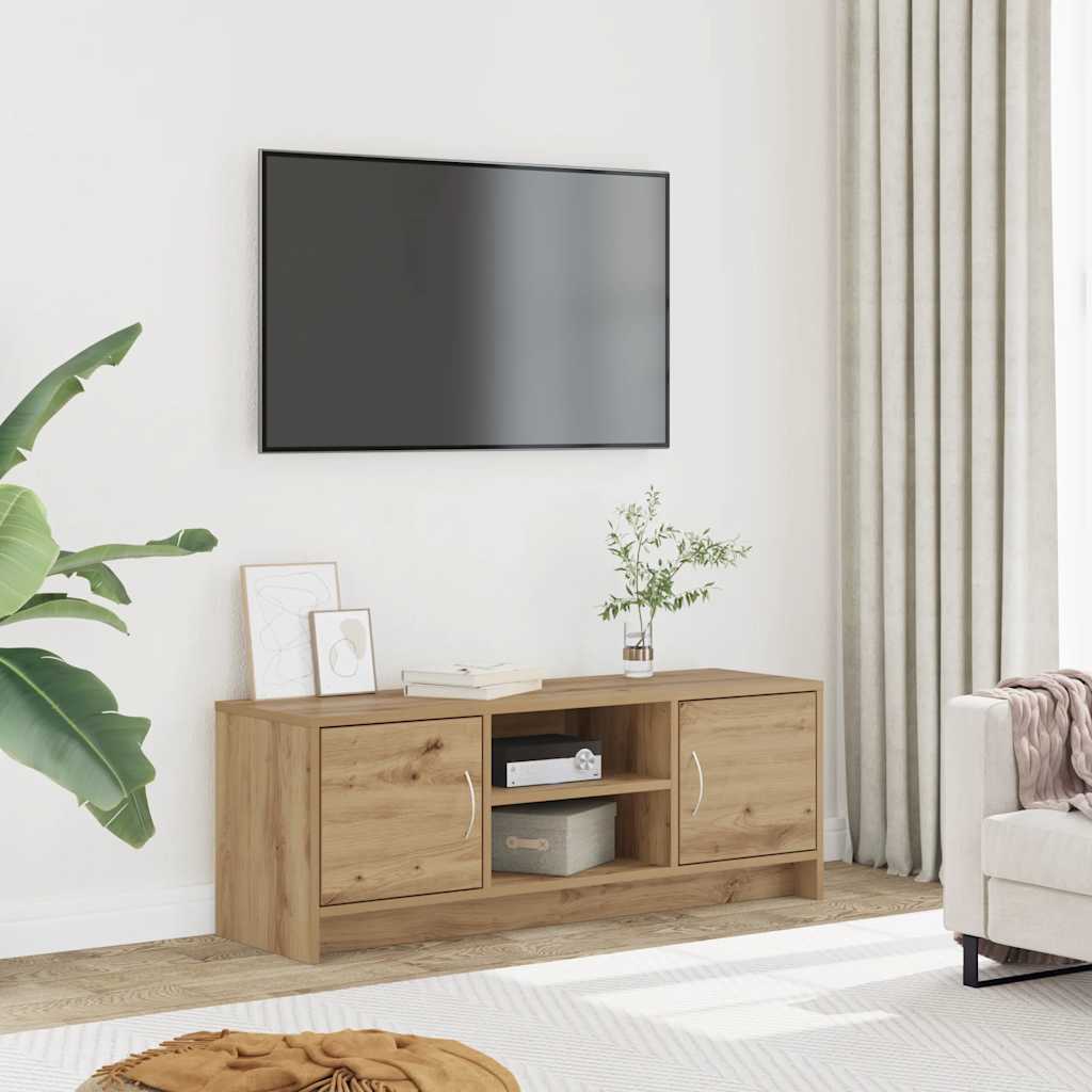 TV Cabinet Artisan Oak 102x30x37,5 cm Engineered Wood