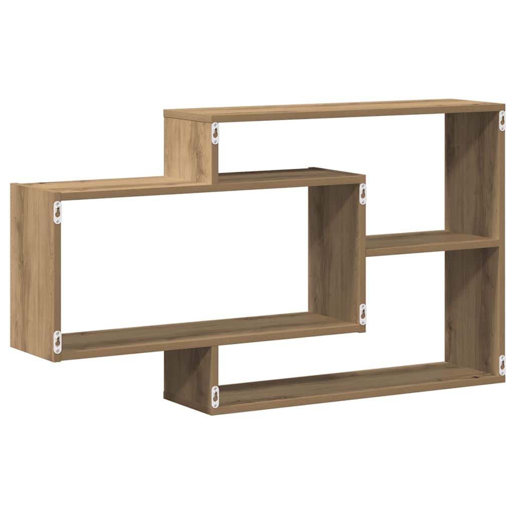 Wall Shelf Artisan Oak 104x20x58.5 cm Engineered Wood