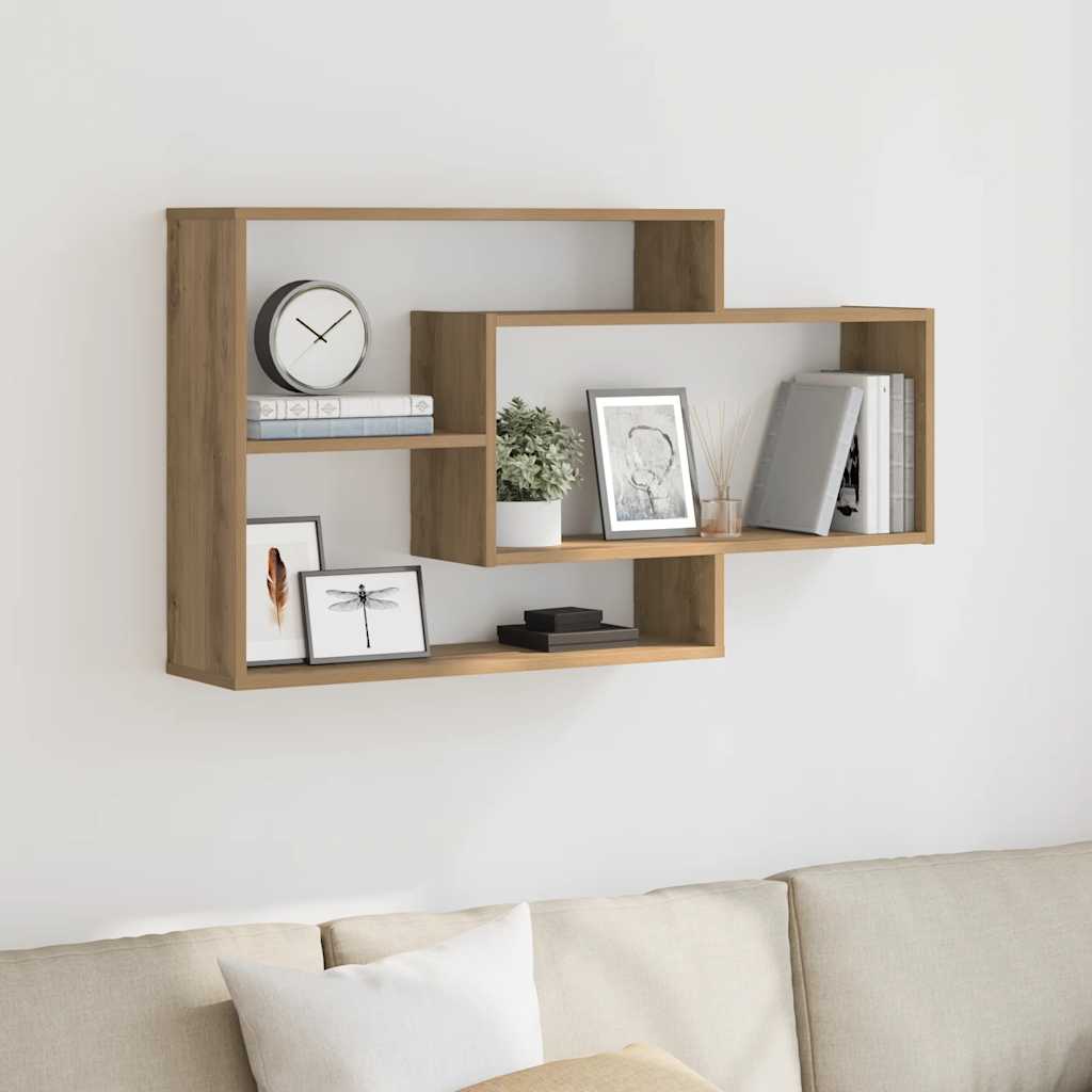Wall Shelf Artisan Oak 104x20x58.5 cm Engineered Wood