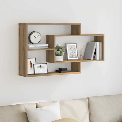 Wall Shelf Artisan Oak 104x20x58.5 cm Engineered Wood