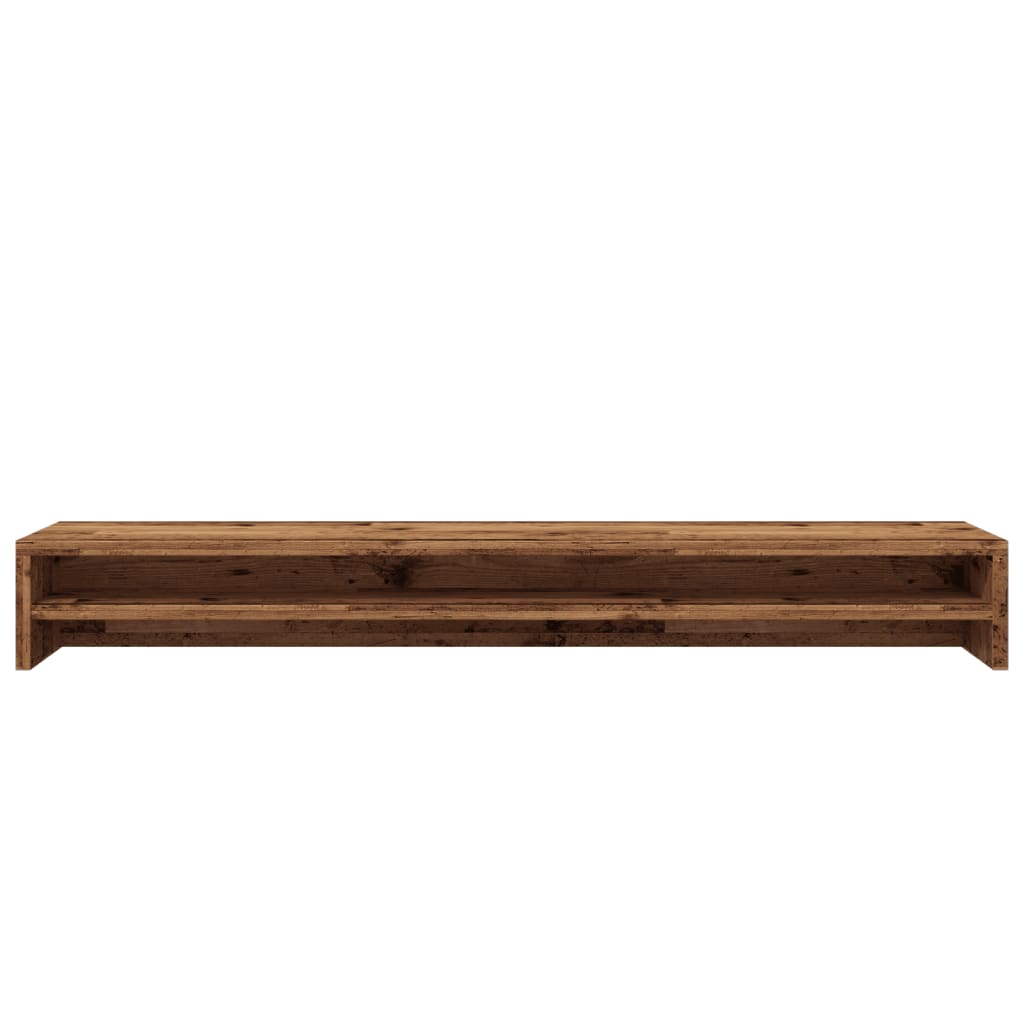 Monitor Stand Old Wood 100x24x13 cm Engineered Wood