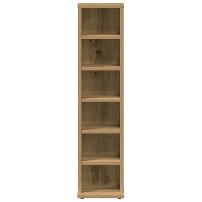 CD Cabinet Artisan Oak 21x20x88 cm Engineered Wood