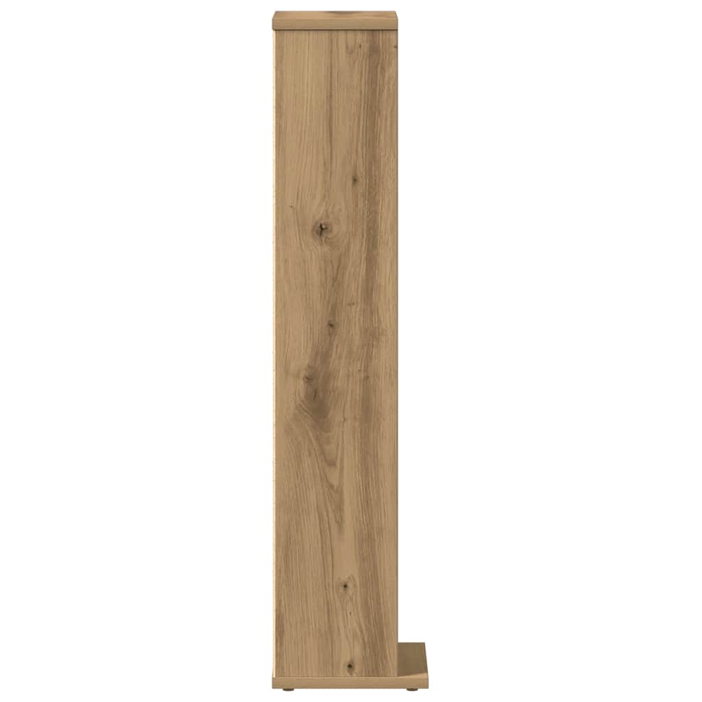 CD Cabinet Artisan Oak 21x20x88 cm Engineered Wood