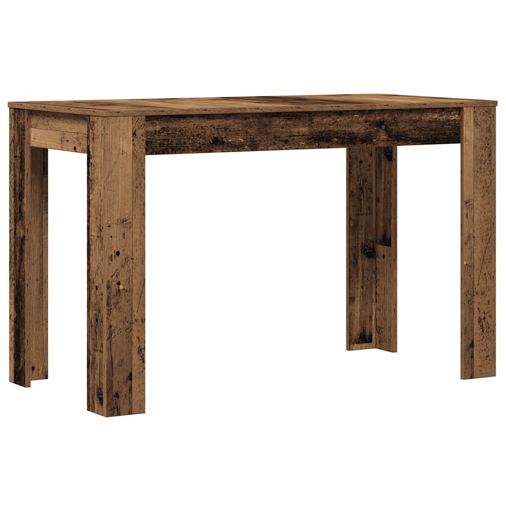 Dining Table Old Wood 120x60x76 cm Engineered Wood