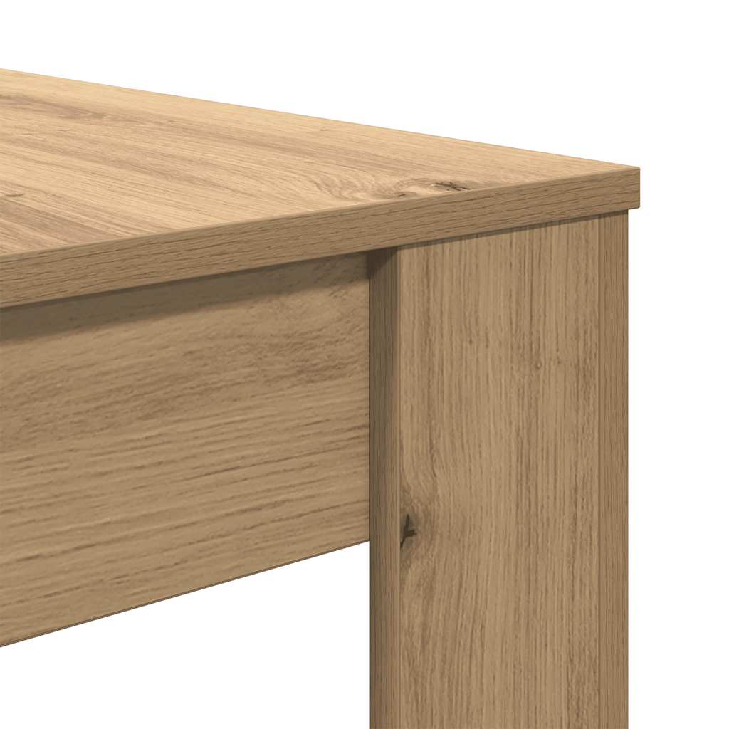 Dining Table Artisan Oak 120x60x76 cm Engineered Wood