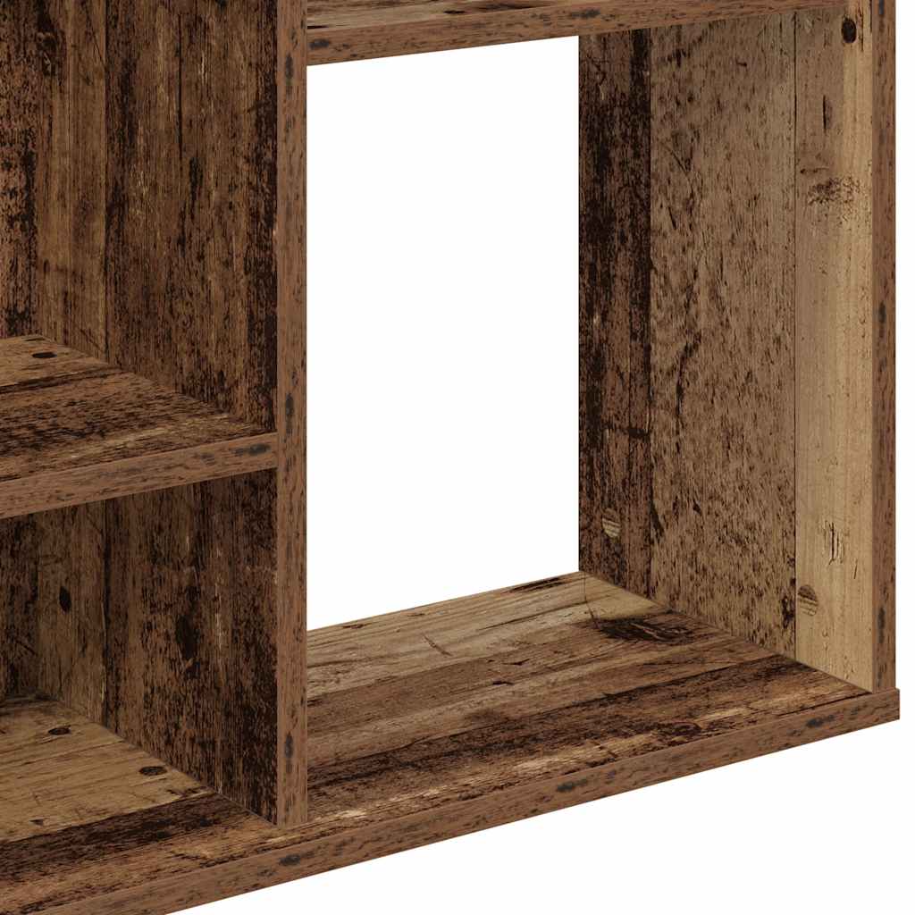 Room Divider/Book Cabinet Old Wood 100x24x140 cm Engineered Wood