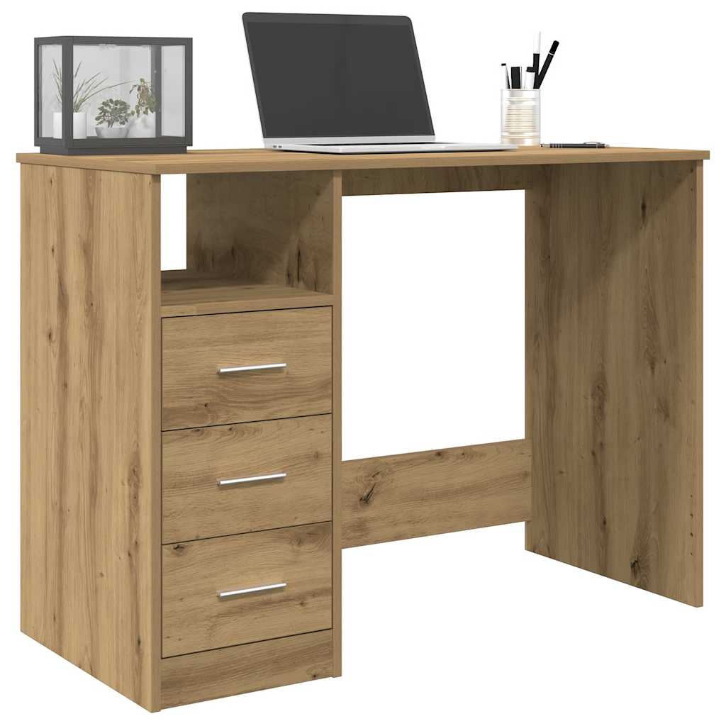 Desk Artisan Oak 102x50x76 cm Engineered Wood