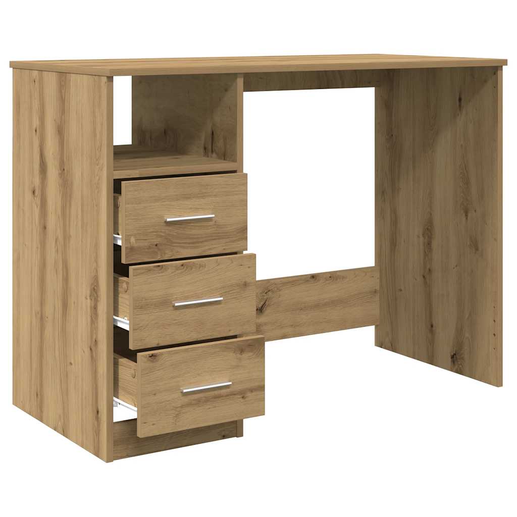 Desk Artisan Oak 102x50x76 cm Engineered Wood
