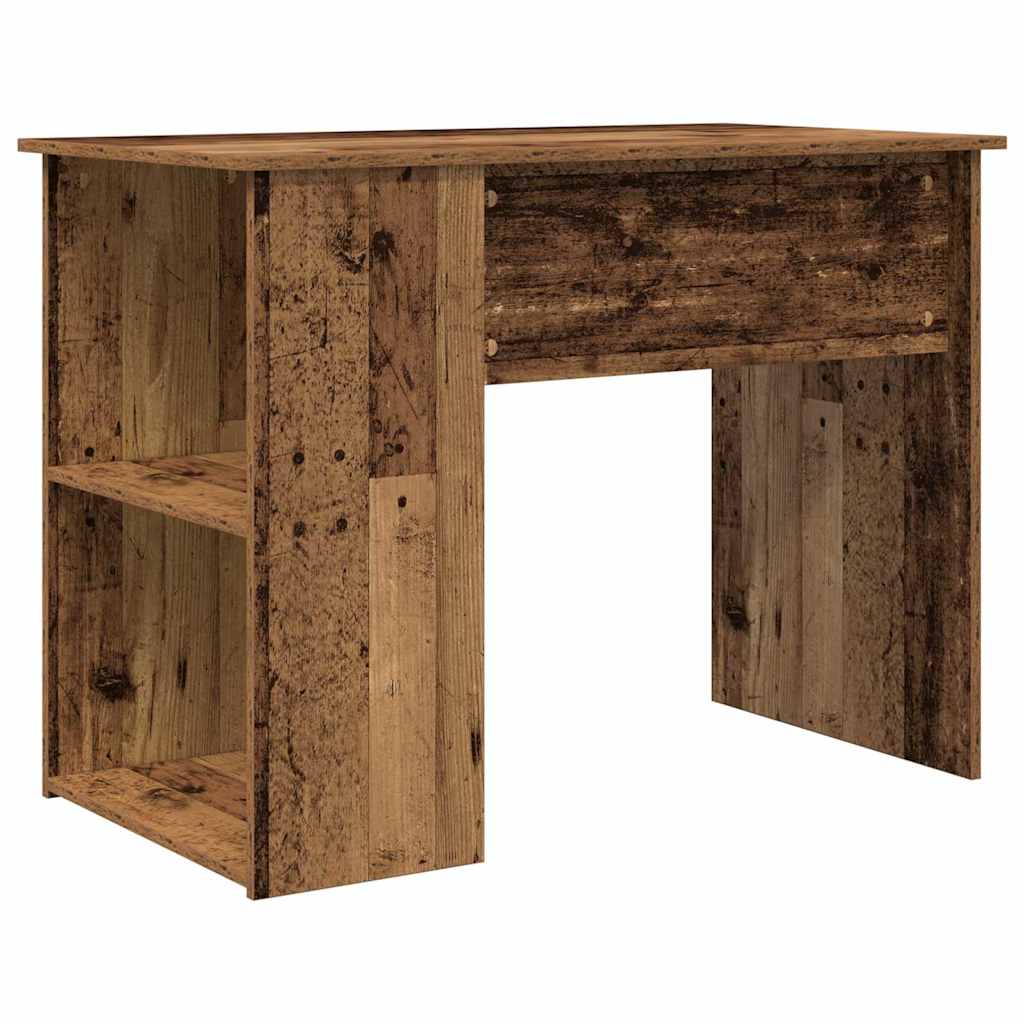 Desk Old Wood 100x55x75 cm Engineered Wood