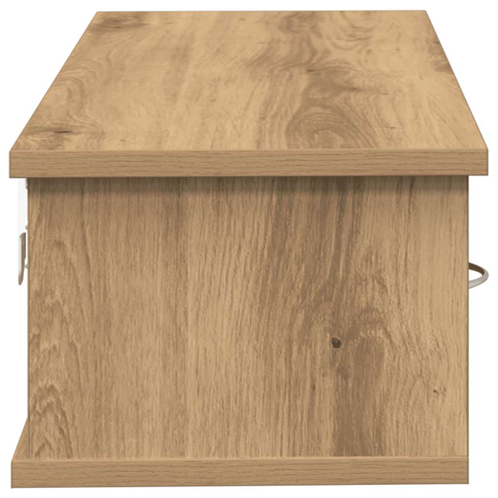 Wall Cabinet Artisian Oak 88x26x18,5 cm Engineered Wood