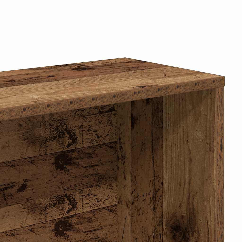 Book Cabinet Old Wood 157x24x160 cm Engineered Wood