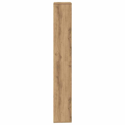Book Cabinet Artisan Oak 157x24x160 cm Engineered Wood