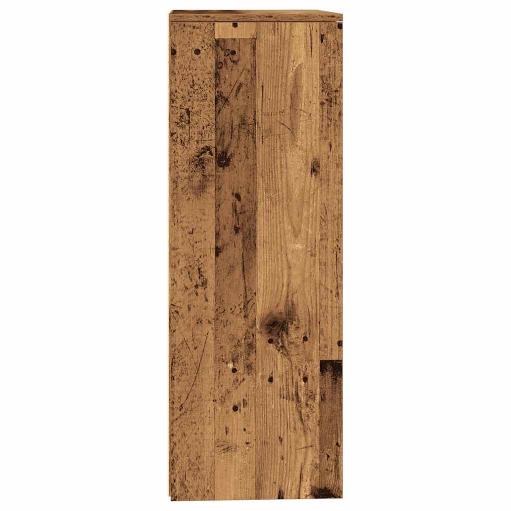 Sideboard with 6 Drawers Old Wood 50x34x96 cm Engineered Wood