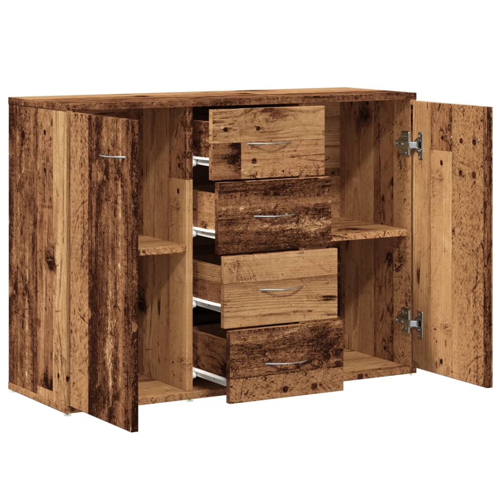 Sideboard Old Wood 88x30x64 cm Engineered Wood