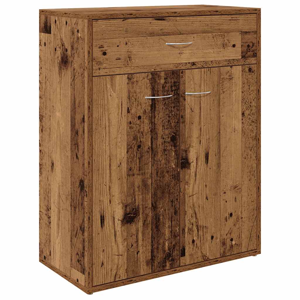 Sideboard Old Wood 60x30x75 cm Engineered Wood