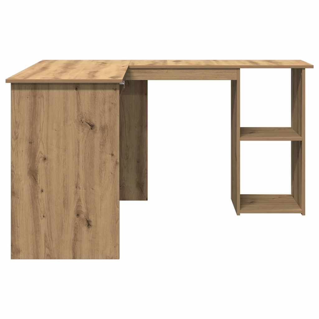 Corner Desk Artisan Oak 120x140x75 cm Engineered Wood