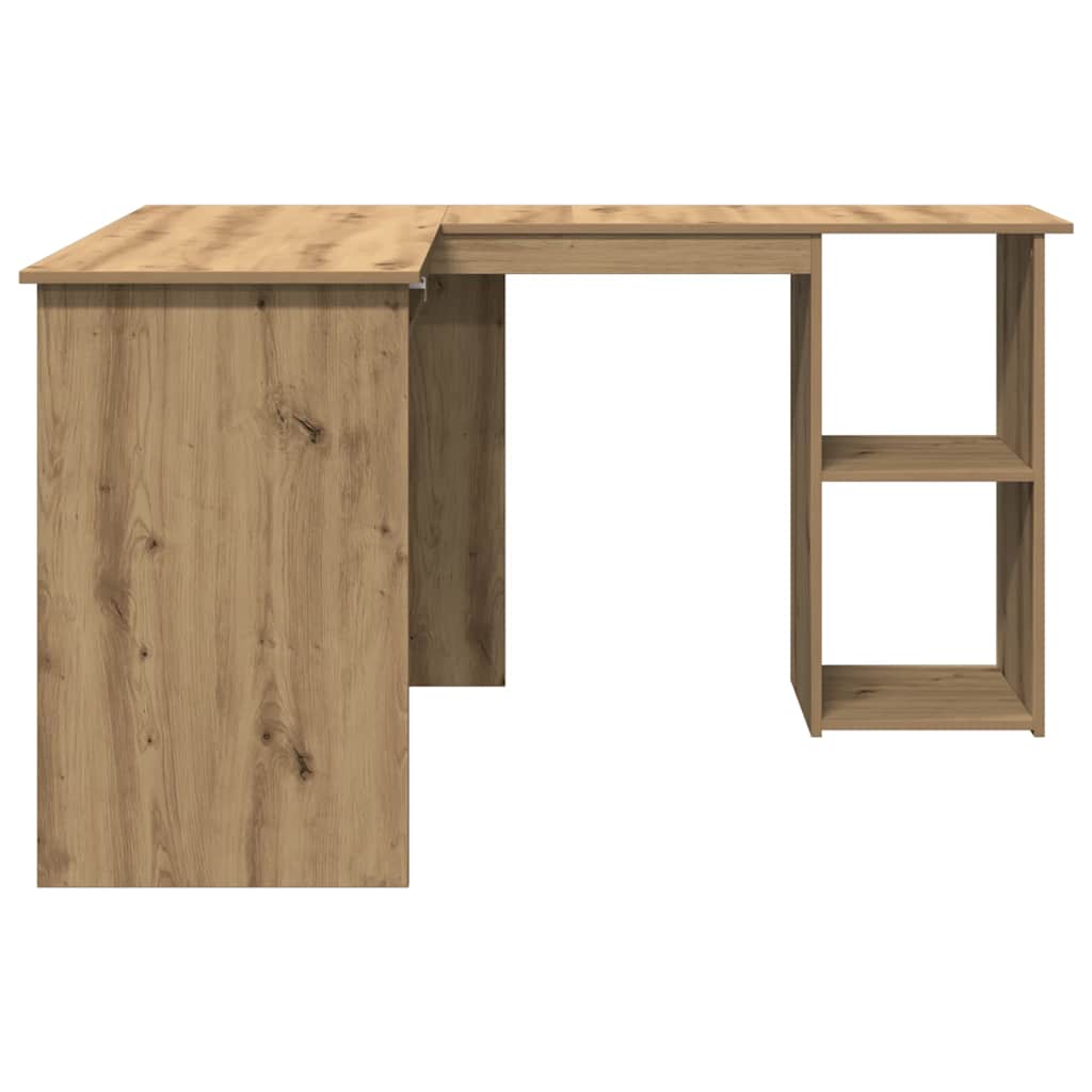 Corner Desk Artisan Oak 120x140x75 cm Engineered Wood