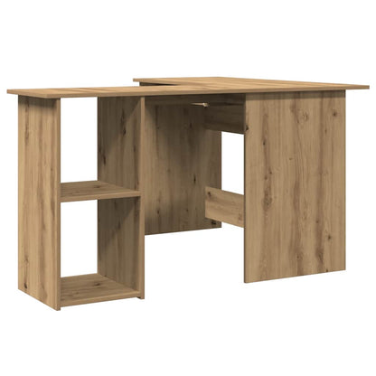 Corner Desk Artisan Oak 120x140x75 cm Engineered Wood