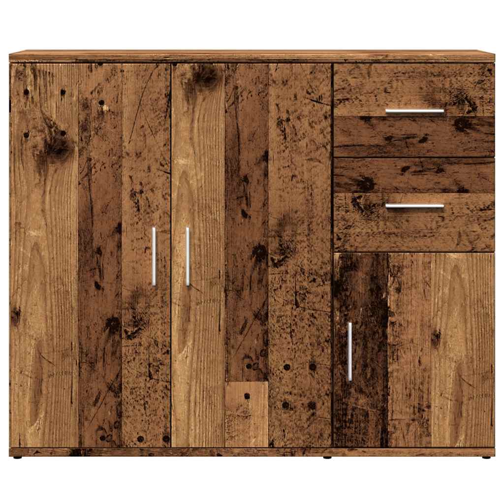 Sideboard Old Wood 91x29.5x75 cm Engineered Wood