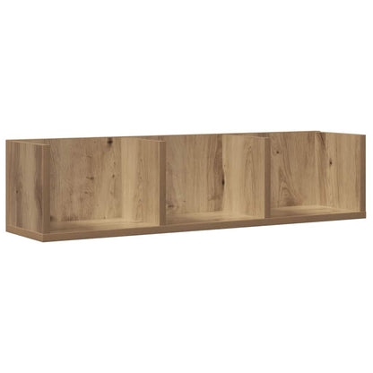 CD Wall Shelf Artisan Oak 75x18x18 cm Engineered Wood