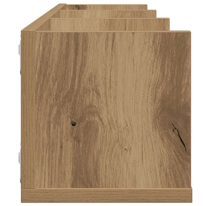 CD Wall Shelf Artisan Oak 75x18x18 cm Engineered Wood
