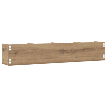 CD Wall Shelf Artisan Oak 100x18x18 cm Engineered Wood
