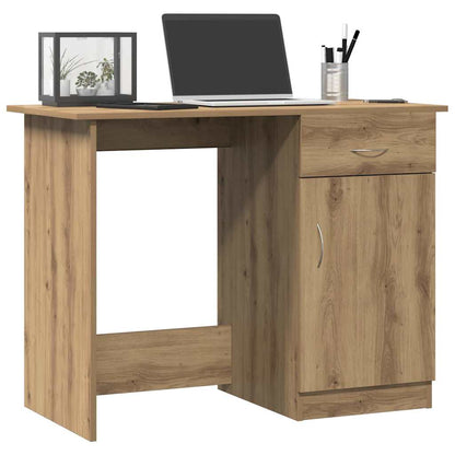 Desk Artisan Oak 100x50x76 cm Engineered Wood
