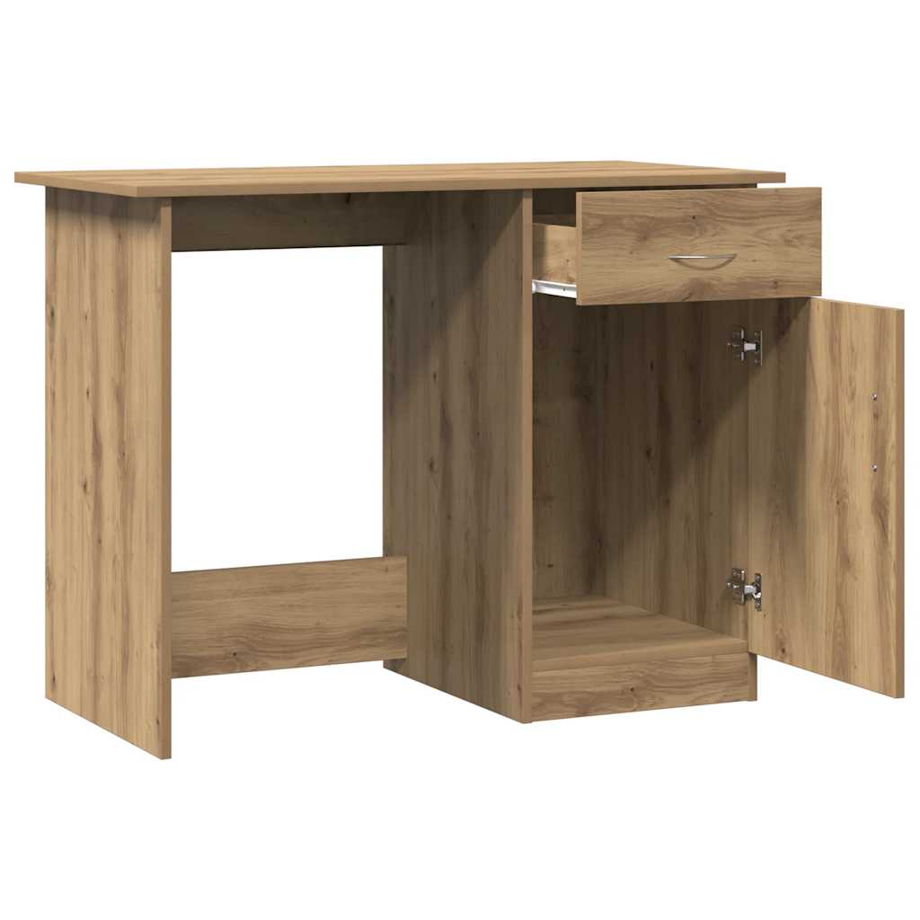 Desk Artisan Oak 100x50x76 cm Engineered Wood