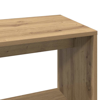Corner Desk Artisan Oak 200.5x50x76 cm Engineered Wood