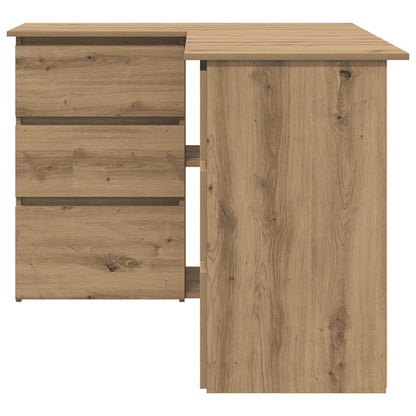 Corner Desk Artisan Oak 145x100x76 cm Engineered Wood