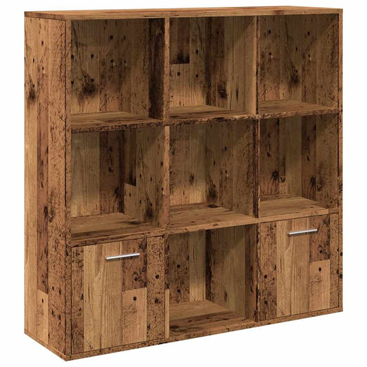 Book Cabinet Old Wood 98x29x97,5 cm Engineered Wood