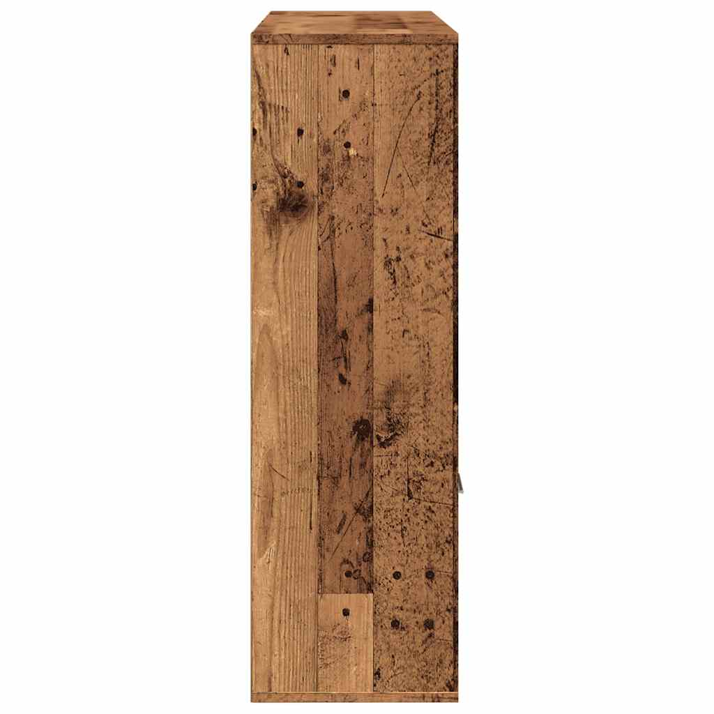 Book Cabinet Old Wood 98x29x97,5 cm Engineered Wood