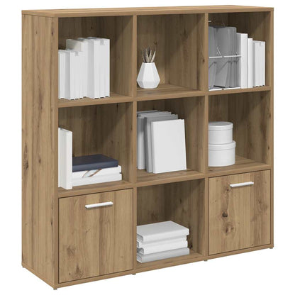 Book Cabinet Artisan Oak 98x29x97.5 cm Engineered Wood