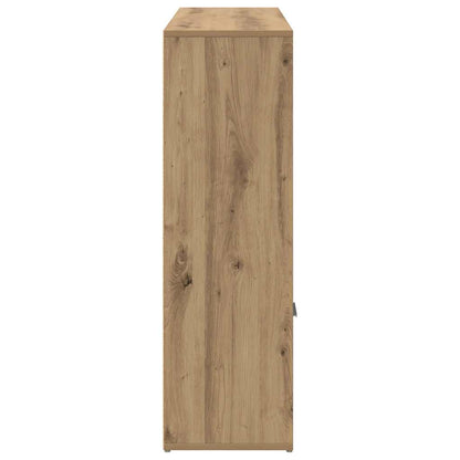 Book Cabinet Artisan Oak 98x29x97.5 cm Engineered Wood