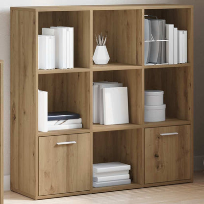 Book Cabinet Artisan Oak 98x29x97.5 cm Engineered Wood