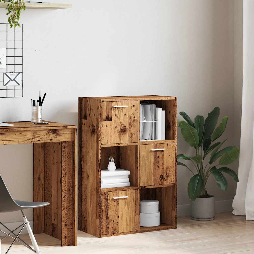 Bookshelf Old Wood 60,5x30x90 cm Engineered Wood