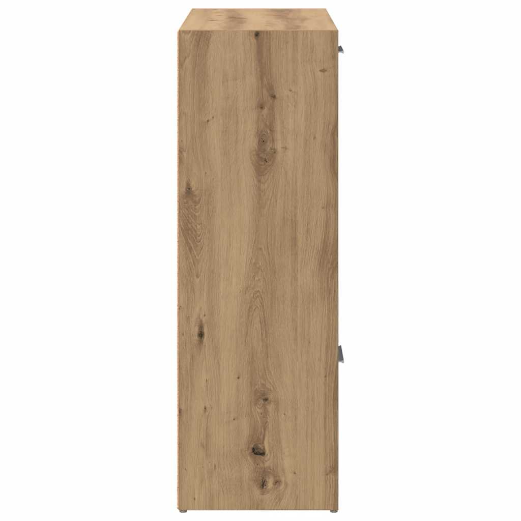 Bookshelf Artisan Oak 60.5x30x90 cm Engineered Wood