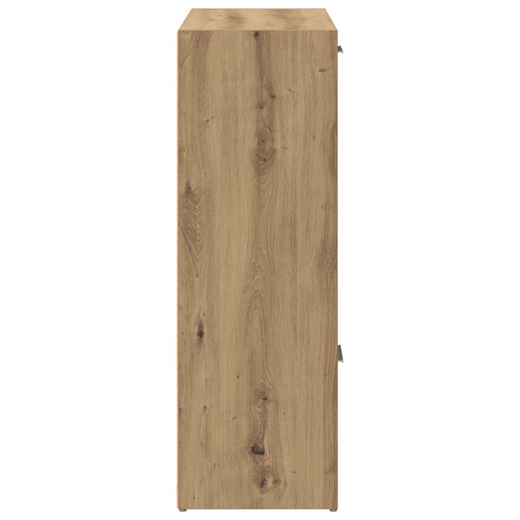 Bookshelf Artisan Oak 60.5x30x90 cm Engineered Wood