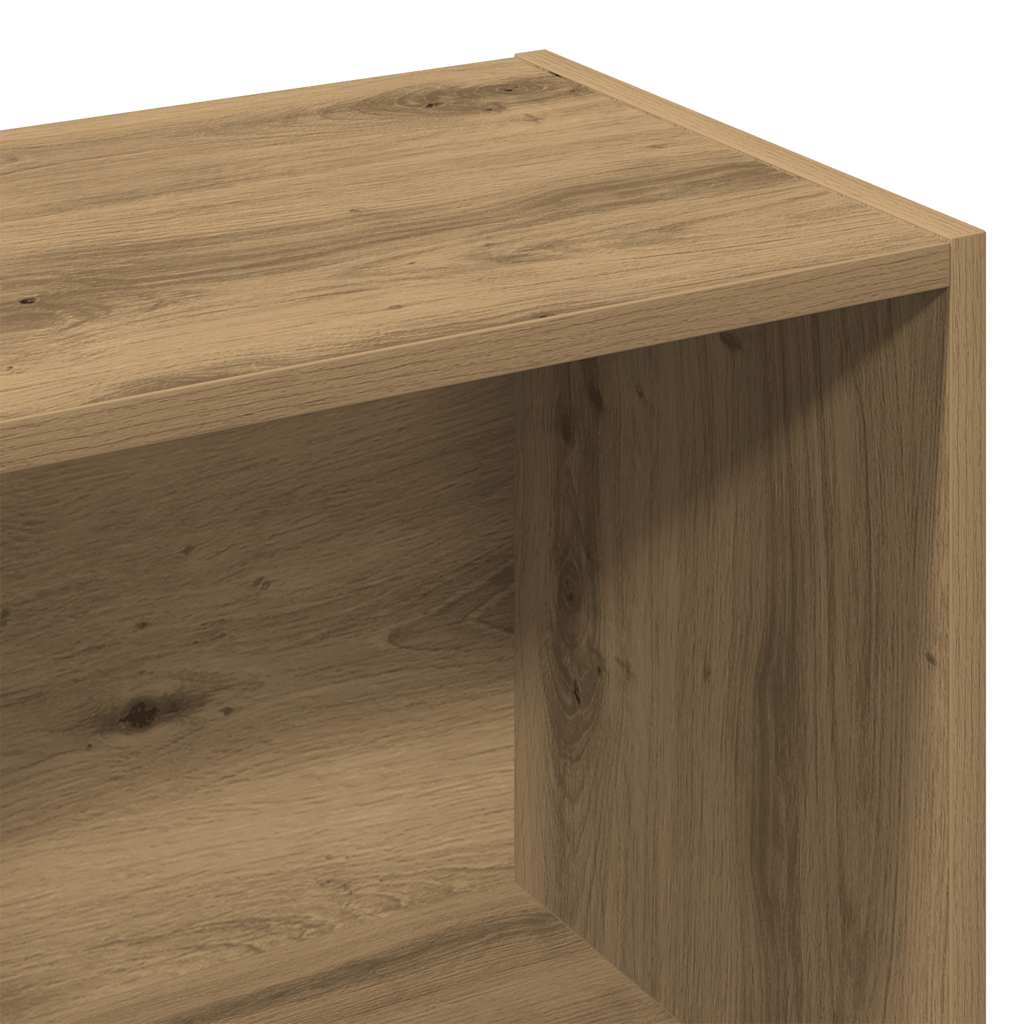 Bookshelf Artisan Oak 60.5x30x90 cm Engineered Wood