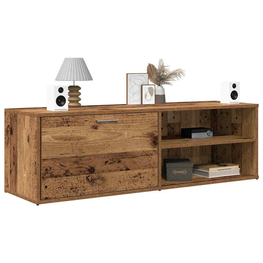 TV Cabinet Old Wood 120x34x37 cm Engineered Wood