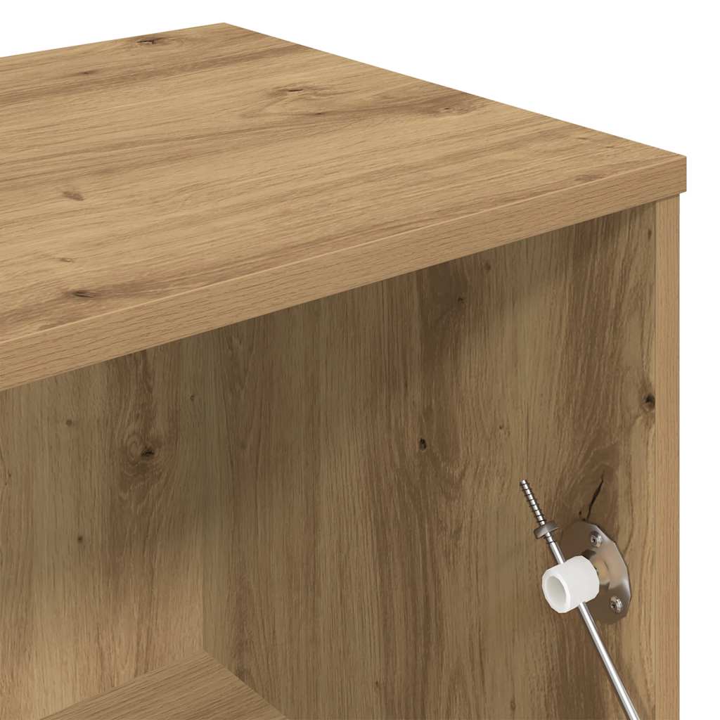 TV Cabinet Artisan Oak 120x34x37 cm Engineered Wood