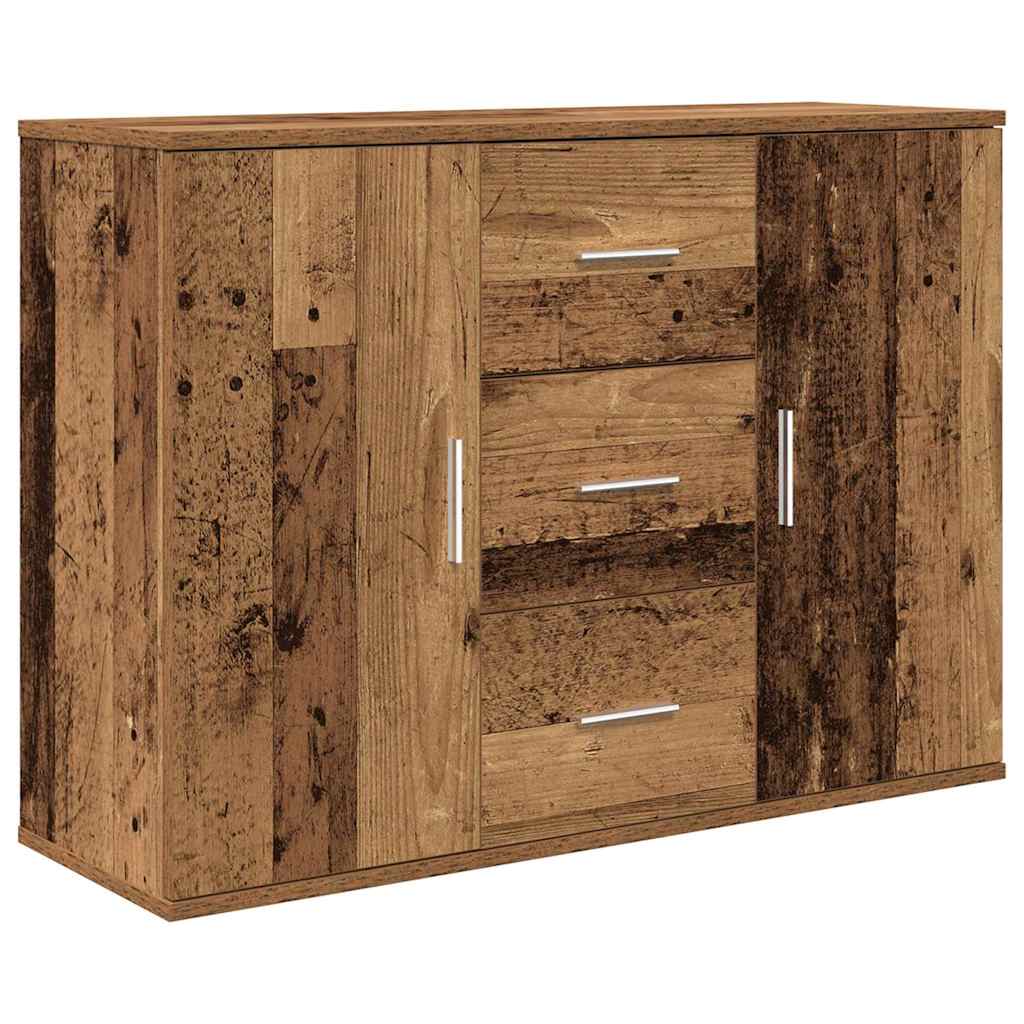 Sideboard Old Wood 90x29.5x65 cm Engineered Wood