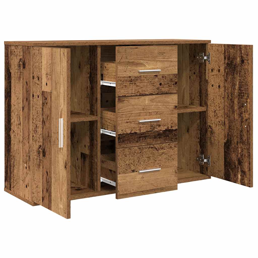 Sideboard Old Wood 90x29.5x65 cm Engineered Wood