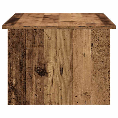 Coffee Table Old Wood 150x50x35 cm Engineered Wood